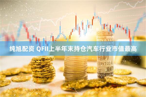 纯旭配资 QFII上半年末持仓汽车行业市值最高